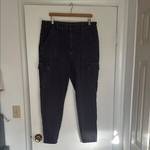 American Eagle Outfitters faded Black Cargo Jeggings